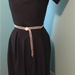 Rhinestones decor belt